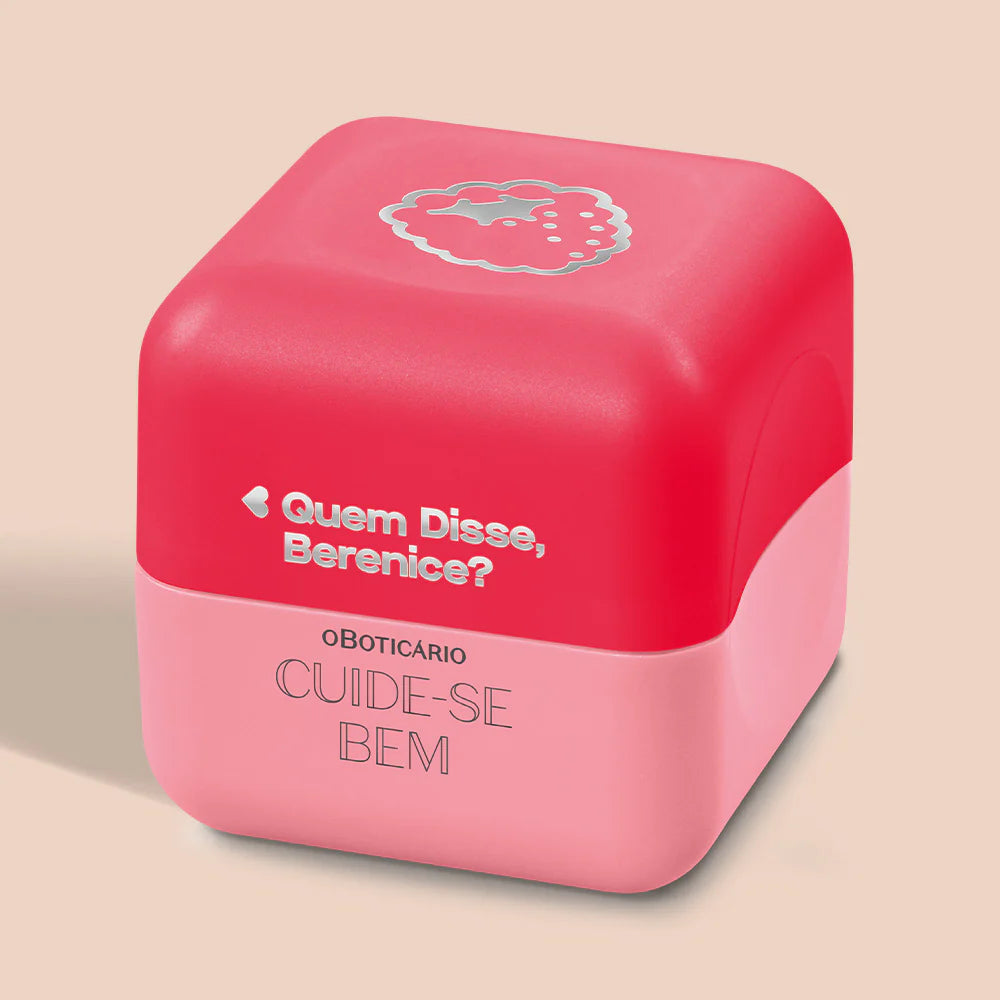 Balm labial Cuide-se Bem com tampa e design compacto