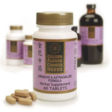 Ginseng & Astragalus Formula - Golden Flower - 60 comprimidos