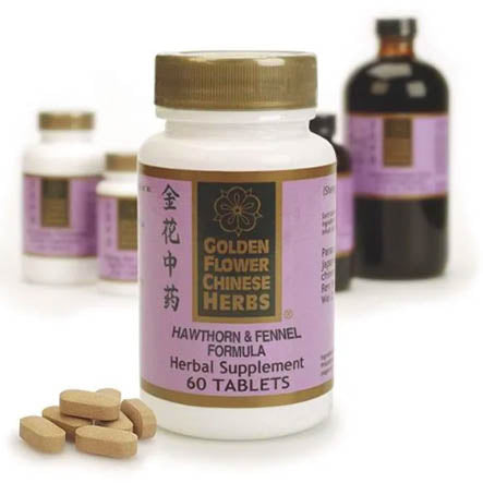 Hawthorn & Fennel Formula - Golden Flower - 60 comprimidos