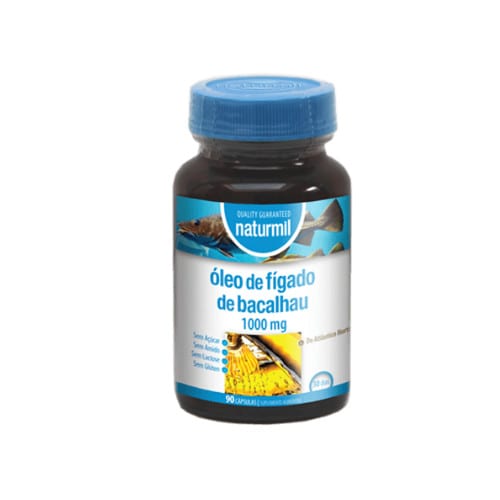 Óleo de Fígado de Bacalhau - Naturmil - 90 Cápsulas