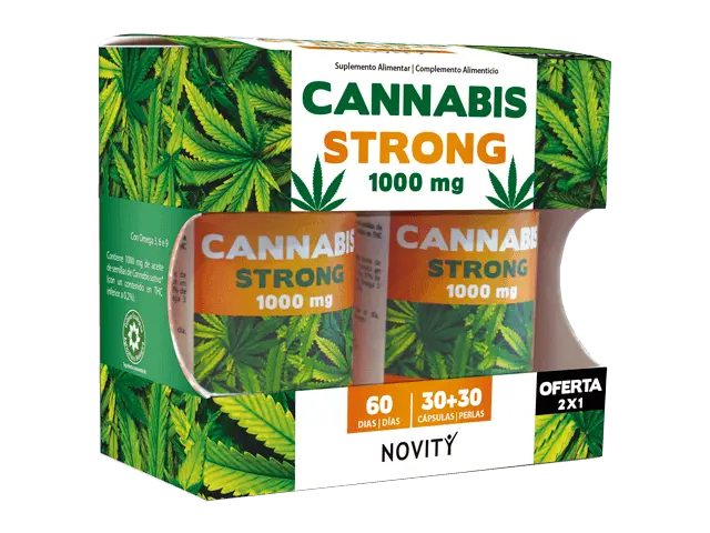 Cannabis Strong Novity suplemento ómega 3 6 9 óleo de sementes de cannabis cápsulas