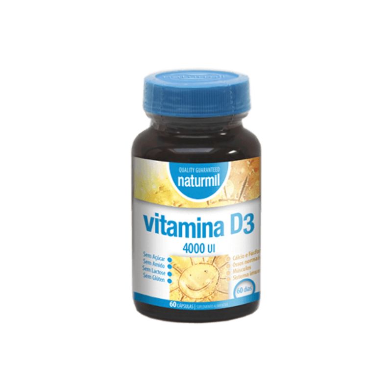Vitamina D3 - Naturmil - 60 Cápsulas
