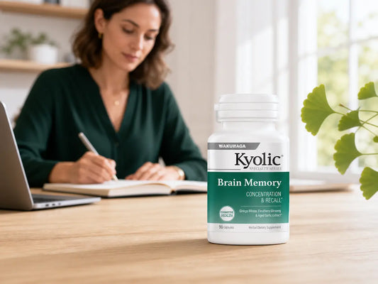 Brain Memory Kyolic: suplemento para memória, foco e energia mental