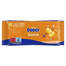 Embalagem das toalhitas Dodot Basico