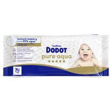 Embalagem das toalhitas Dodot Pure Aqua