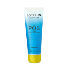 Acqua Gel Pós-Sol 120g em embalagem azul, com fórmula refrescante de Aloe Vera e vitamina B5