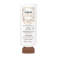 Condicionador e Leave-In Match Ciência das Curvas 2 em 1 300ml para cabelos ondulados, cacheados e crespos.