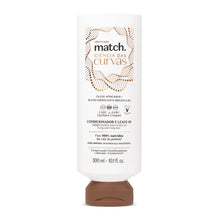 Condicionador e Leave-In Match Ciência das Curvas 2 em 1 300ml para cabelos ondulados, cacheados e crespos.