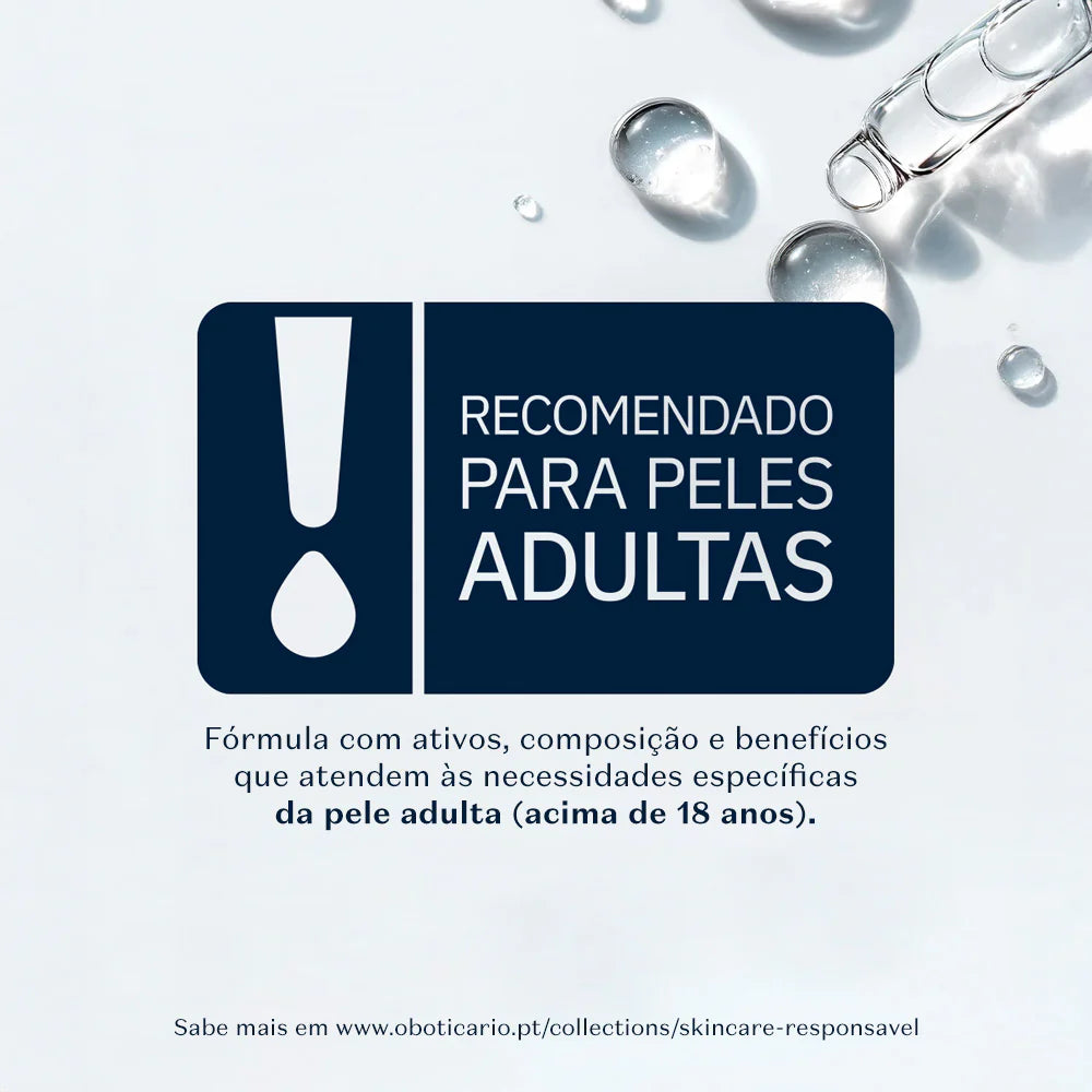 Selo informativo Botik recomendado para peles adultas acima de 18 anos