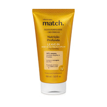 Leave-in Match Nutrição Profunda 150ml com óleos purificados e proteção térmica