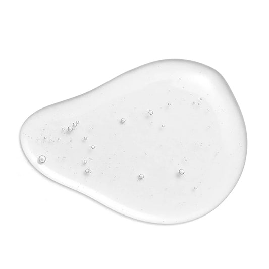 Textura transparente do Gel de Limpeza Facial Suave Botik Cica Pantenol + Ceramidas.