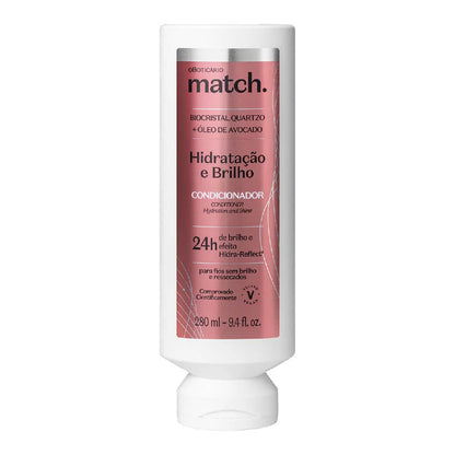 Condicionador Match Hidratação e Brilho com óleo de abacate 280ml