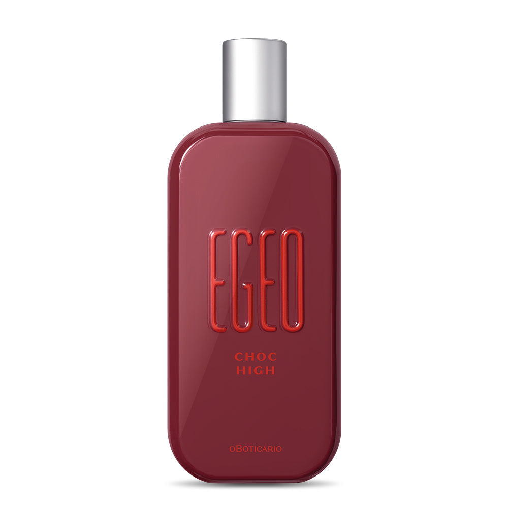 Perfume Egeo Choc High Eau de Toilette frasco vermelho O Boticário
