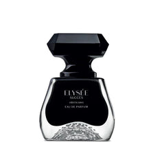 Elysée Succès Eau de Parfum frasco elegante preto inspirado na rosa negra perfume feminino intenso e sofisticado O Boticário