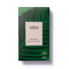 Arbo Eau de Toilette 100ml oBoticário embalagem frontal verde com inspiração na natureza e fragrância masculina fougère fresca