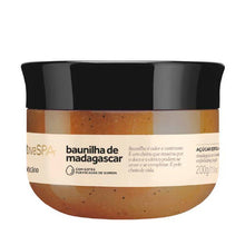 Açúcar Esfoliante Nativa SPA Baunilha de Madagáscar 200g em pote âmbar com tampa preta