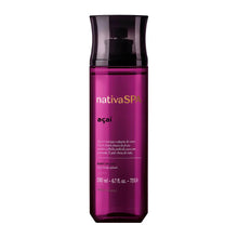 Body Splash Nativa SPA Açaí 200ml com fragrância frutada fresca e sensação refrescante para uso diário.
