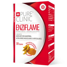 Enziflame CHI 30 cápsulas curcuma bromelaína papaína suplemento articulações e digestão