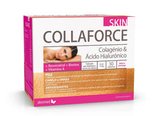 Collaforce Skin Dietmed 30 carteiras de colagénio hidrolisado com ácido hialurónico, vitaminas, minerais e antioxidantes para pele, cabelo e unhas.