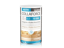 Collaforce Super Neutro Dietmed 360 g com colagénio hidrolisado, magnésio, vitamina C, vitamina D e ácido hialurónico para cartilagens, ossos e pele, sem sabor.