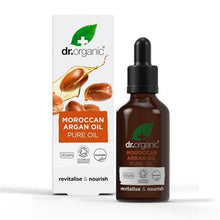Óleo de Argão Bio 100% Puro 50 ml em frasco amarelo translúcido com tampa prateada, acompanhado de caixa branca e laranja.