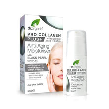 Creme Facial Black Pearl Colagenio - Todos os tipos de pele - Dr. Organic