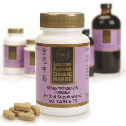 Seven Treasures Formula - Golden Flower - 60 comprimidos