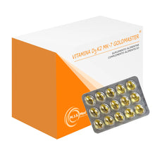 Vitamina D3 K2 MK7 Goldmaster 60 cápsulas moles suplemento vitamina D alta dose MJS Med