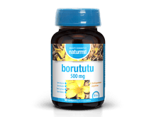 Borututu Naturmil 500 mg 90 comprimidos com Cochlospermum angolense para apoio tradicional ao fígado e vesícula biliar.