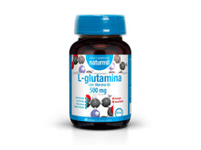 Frasco Naturmil L-Glutamina com Vitamina B6 500 mg, 60 cápsulas