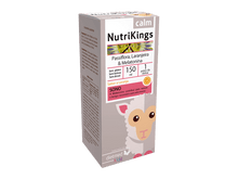 NutriKings Calm Dietmed Kids 150 ml com Passiflora, Erva-Cidreira, Flor de Laranjeira e Melatonina para apoio ao sono infantil.