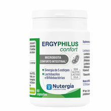 Ergyphilus Confort da Nutergia - 60 cápsulas probióticas para microbiota e conforto intestinal