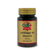 Cartilagem de Tubarão 500 mg Obire 60 cápsulas suplemento alimentar para articulações e mobilidade.