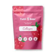 Gomas de Colagénio Tutti Bear, suplemento com colagénio hidrolisado, vitamina C, biotina e selénio, 60 gomas.