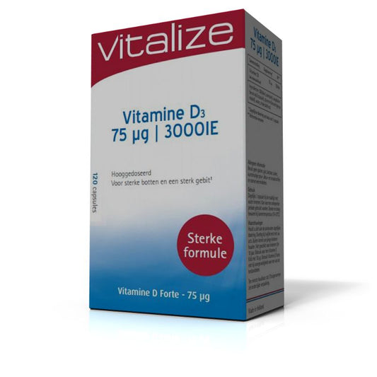 Vitalize - Vitamina D3  - 120 Cápsulas